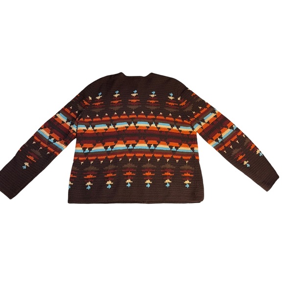 Pendleton Tribal Inspired Cotton Cardigan Seeater XL - Picture 3 of 6